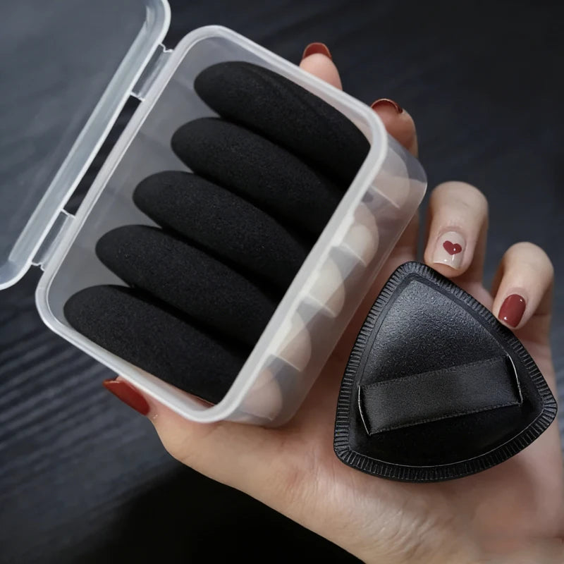 5pcs Portable Foundation Powder Puffs Drop Shape Beauty Makeup Sponge Blender Travel Women Makeup Tools