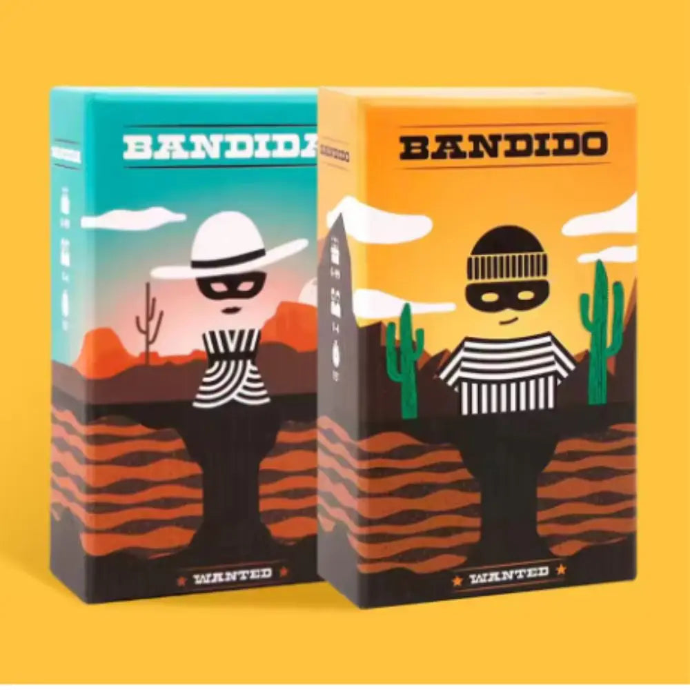 BANDIDO BANDIDA Puzzle Board Game for 1-4 Players, 15min Family Party Game, Fun Strategy Game