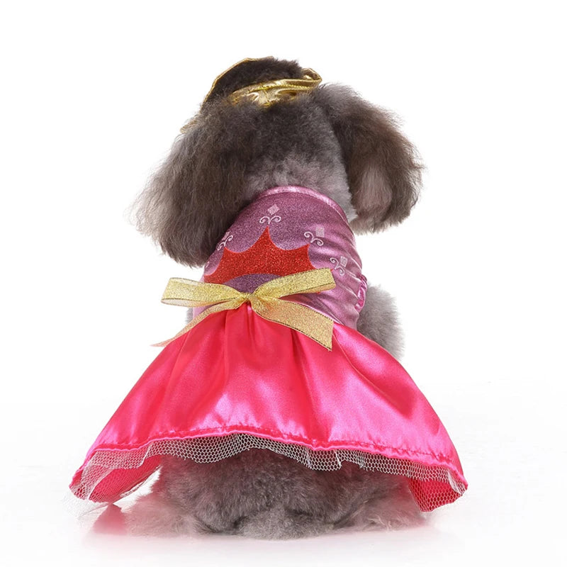 Pet Dog Dress Halloween Super Claw Skirt Cat Princess Dress Up Outfit Chihuahua Yorkie Party Funny Cosplay Clothes Pet Costume