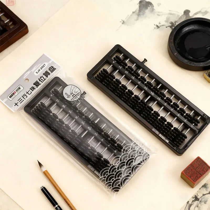 1pcs Children Calculation Tools Abacus 7 Beads 13 Rows Kid Learning Math Arithmetic Chinese Traditional Abacus Educational Toys