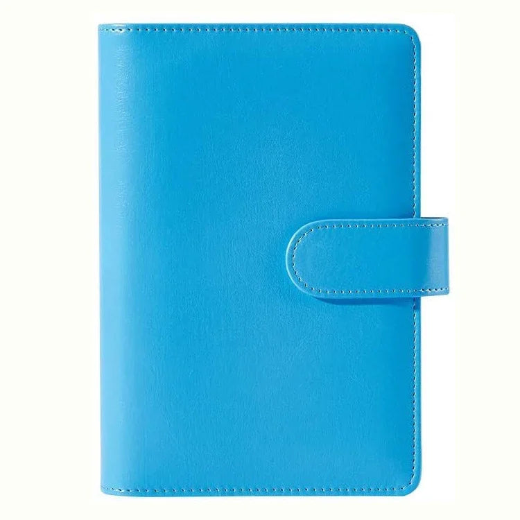 A6/A5 Macaroon Color PU Leather DIY Binder Notebook Cover Diary Agenda Planner Paper Cover School Stationery
