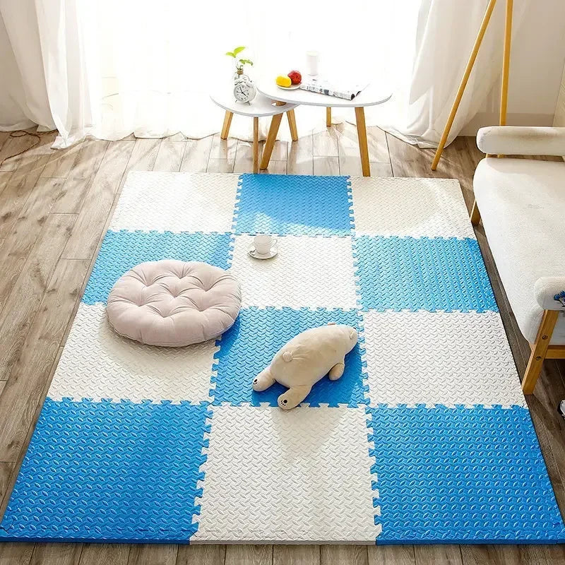 30*30*1/2.5CM Puzzle Mat for Children Baby Play Mat Kids Carpet Soundproof Gym Mat for Children's Room Activities Mat 2-16Pcs