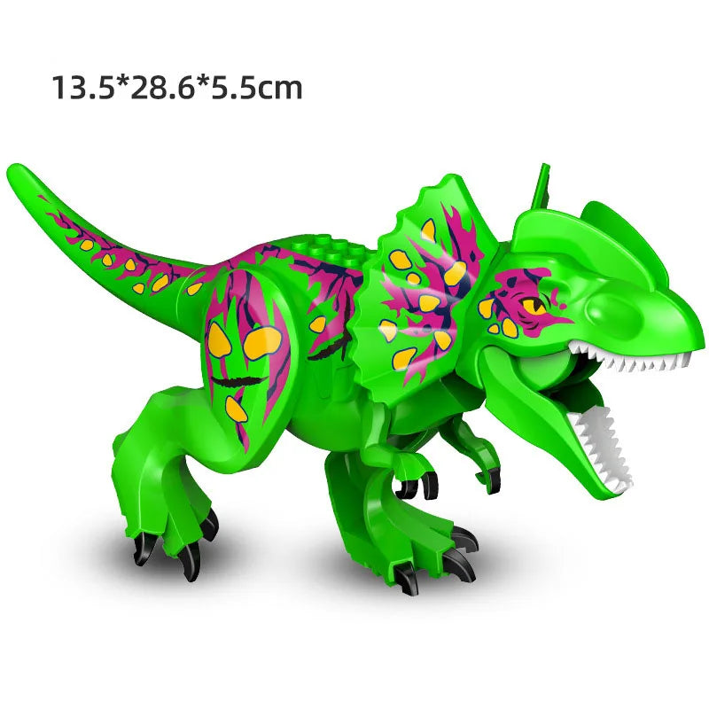 Jurassic Dino World Large Dinosaurs Figures Bricks Building Blocks Velociraptor T-Rex Triceratops Indominus Rex Toys For Kids