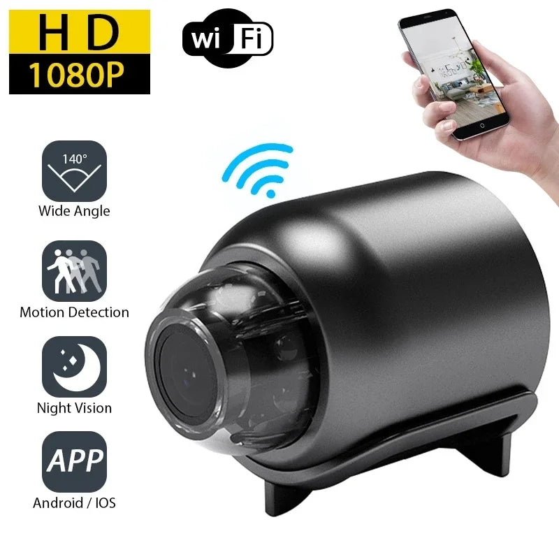 2026 New X5 Mini Camera Intelligent WiFi Mini Camera Home Indoor Night Vision Safety Protection Audio Video Recorder