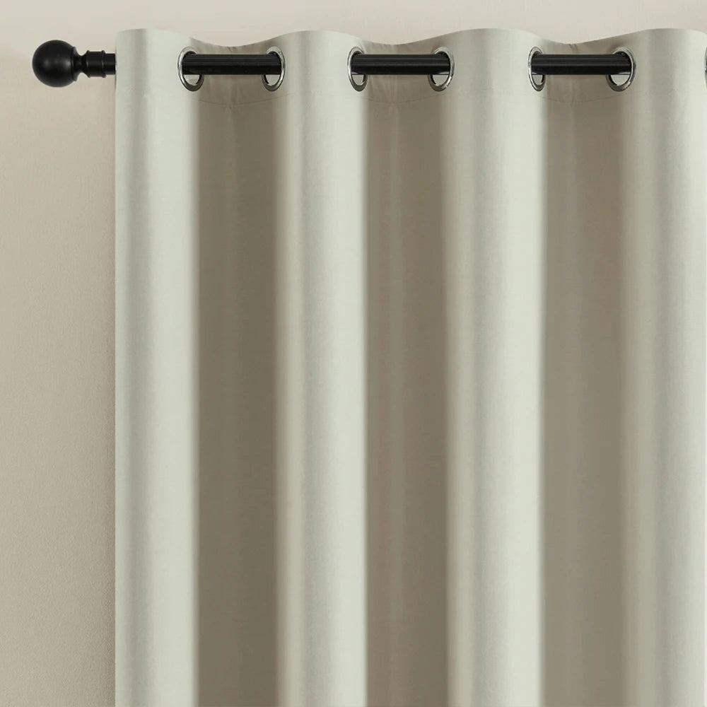 1Pcs Modern Minimalist Blackout Curtain - Heat Insulation, All-Season Universal Drapes for Bedroom  (Rod Pocket) Curtains only
