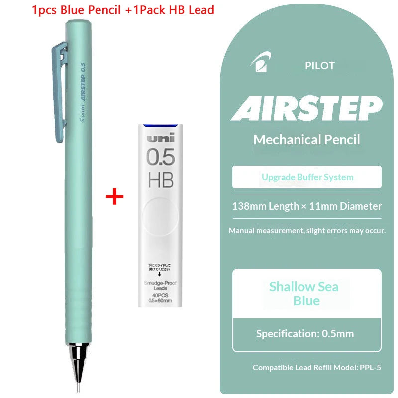 PILOT AIRSTEP Pencil HAS-15 New Function Mechanical Pencil,0.5mm Limited Edition Color Pen Body Students Children Stationery Pen