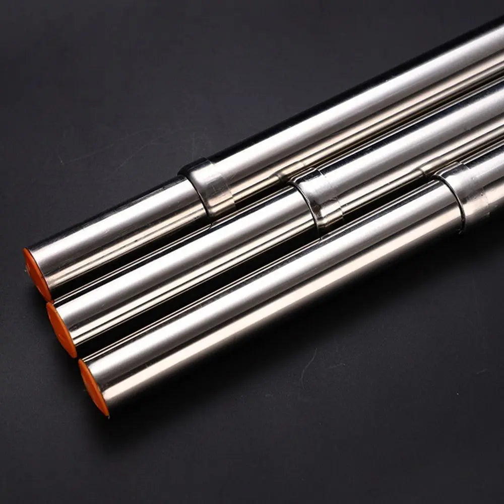 Useful Extendable Stainless Steel Wardrobe Clothes Rod Adjustable Closet Rail Pole Curtain Telescopic Hanging Rod