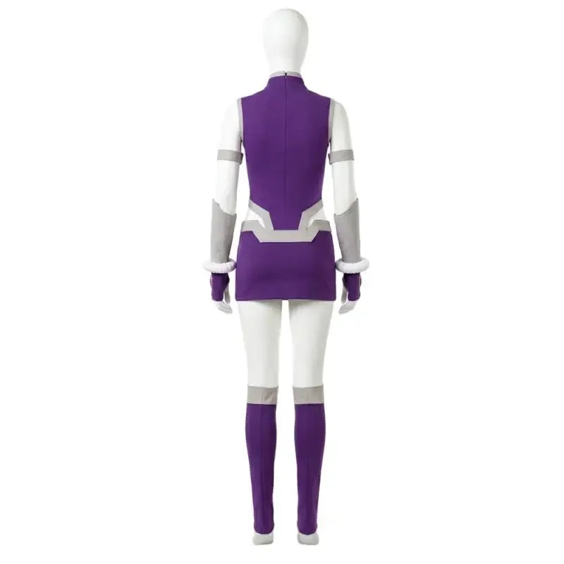 Halloween Party Starfire  Cosplay Costume Dress Gloves Full Set Adult Women Clothes Party Halloween Carnival Outfit