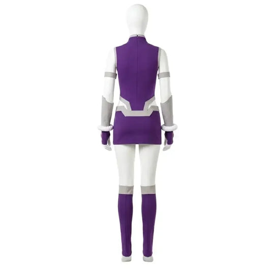 Halloween Party Starfire  Cosplay Costume Dress Gloves Full Set Adult Women Clothes Party Halloween Carnival Outfit