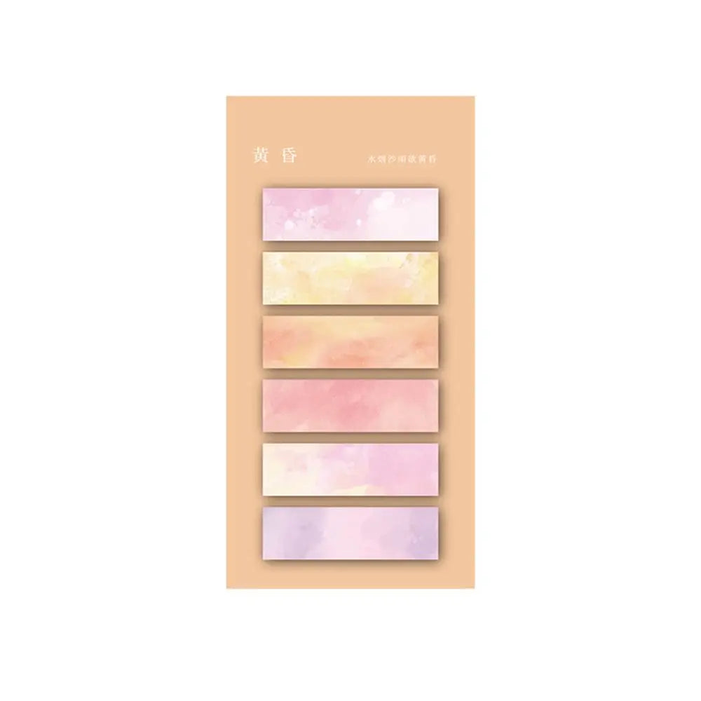 120 Sheets Morandi Color Stationery Kawaii Bookmark Posted It Sticky Notes Paper Sticker Index Memo Pad