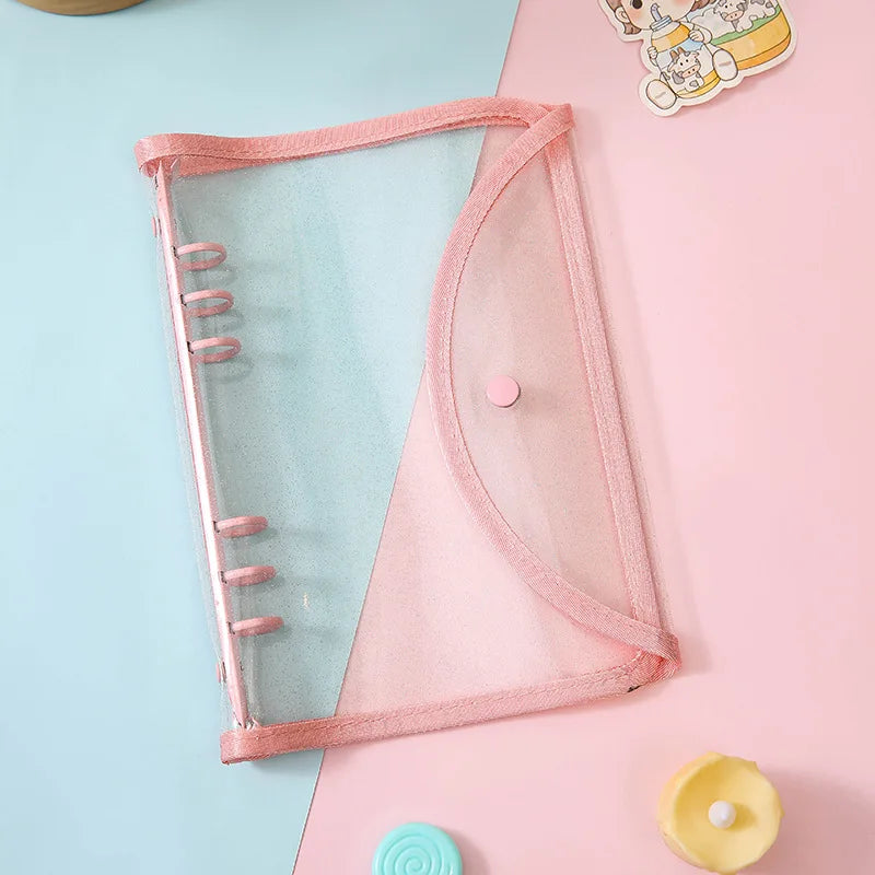 Cute Color Grid A5 A6 Loose Leaf Notebook Refill Spiral Binder Index Inner Page Item Paper Stationery