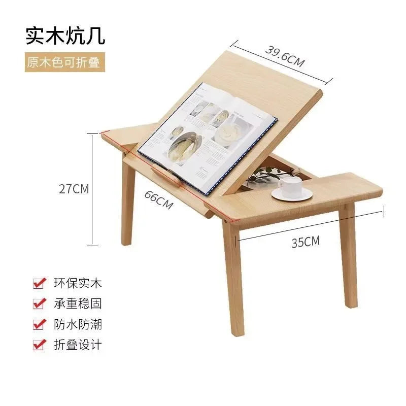 bay window small table small table household new Chinese tatami kang notebook computer  window sill coffee