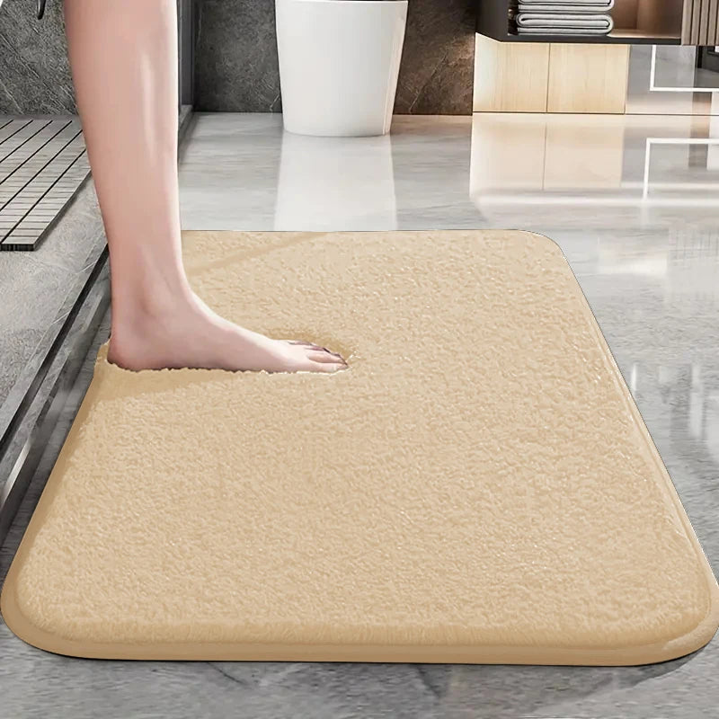 Super Water Absorbent Bathroom Floor Mat Anti-slip Bathroom Mat Bath Mat Long Hair Floor Mat Bedroom Door Mat Home Decoration