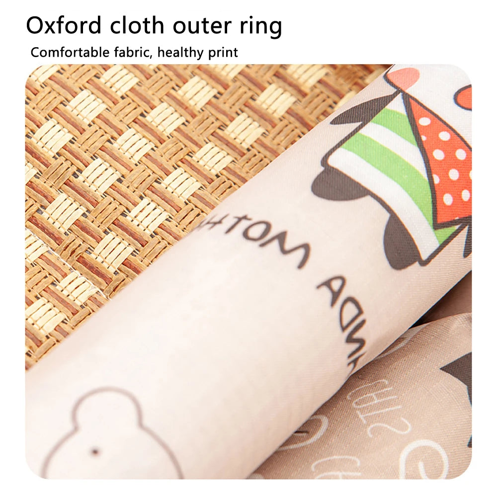 Comfortable Summer Small Cat Cooling Mat Moistureproof Medium Dog Sleeping Bed Cushion Rattan Mat Pet Puppy Accessories