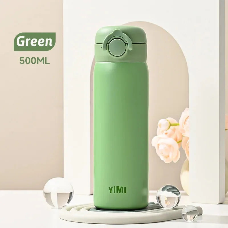 500ML Thermos Bottle Vacuum Flasks Tumbler 304 Stainless Steel Thermal Water Bottle Keep Hot And Cold Insulated Cup Drinkware