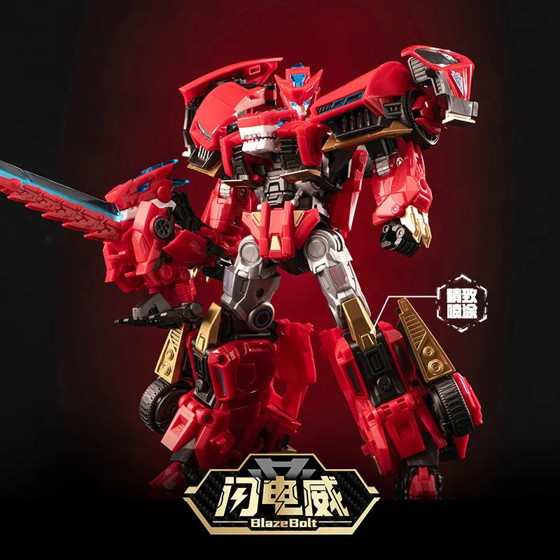Auldey Transformation Robot Toy Quantum Heroes Action Figures Blaze Balt Amber Strike Movable Action Figure Children Gift