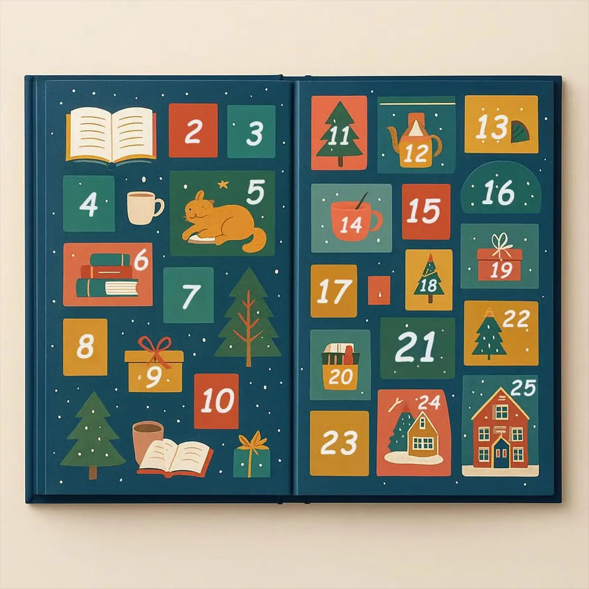 Book Lover Advent Calendar – 24 Acrylic Bookmark Pendant Collectibles