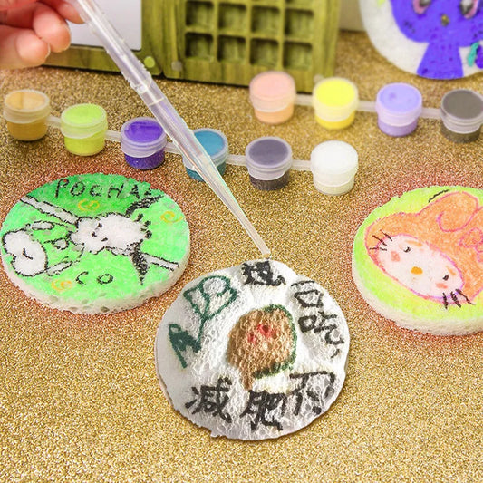 3D(6-8CM)Magic Puffy Foam Texture  Painting  Paper for Kids DIY Drawing Art Educational Craft Sponge Canvas Board Handicraft Toy
