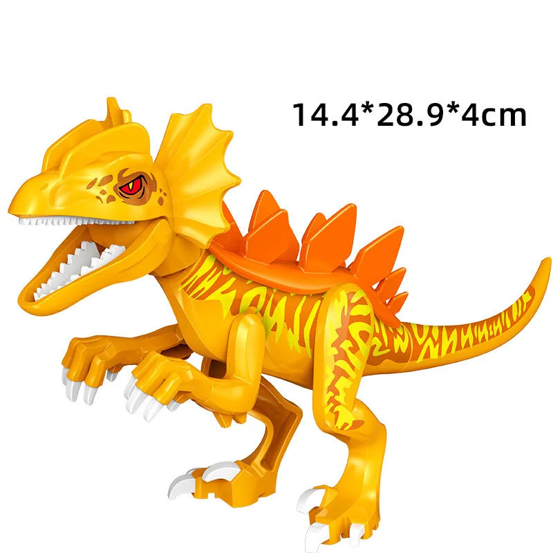 Jurassic Dino World Large Dinosaurs Figures Bricks Building Blocks Velociraptor T-Rex Triceratops Indominus Rex Toys For Kids