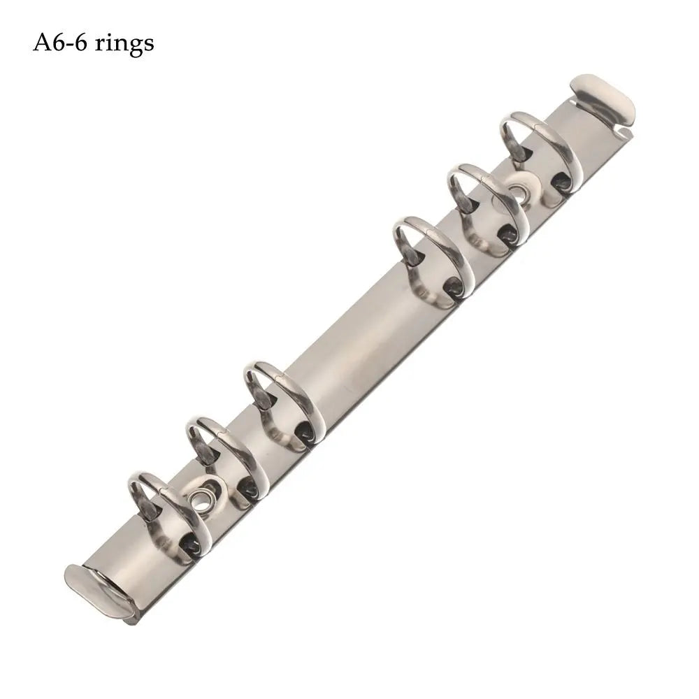 A4/B5/A5/A6/A7 Metal Spiral Rings Binder Clip Loose-leaf File Folder Clip Notebook Accessory Stationery