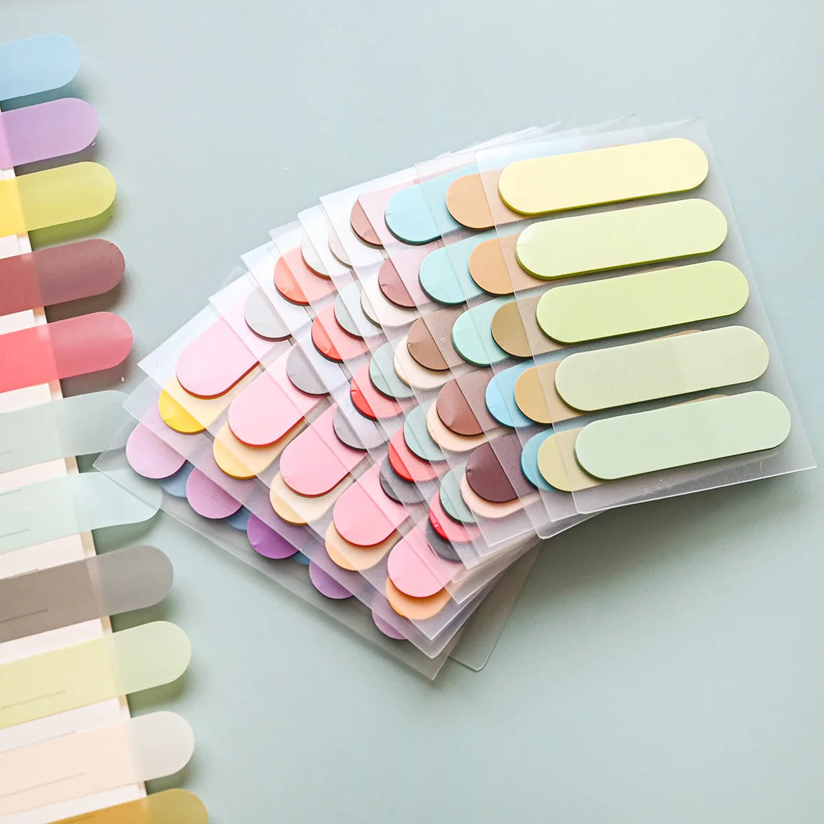 100 Sheets Writable Sticky Tabs Book Tabs Page Markers Translucent Sticky Note Tabs Post It Stick Tabs Annotation Tabs Index