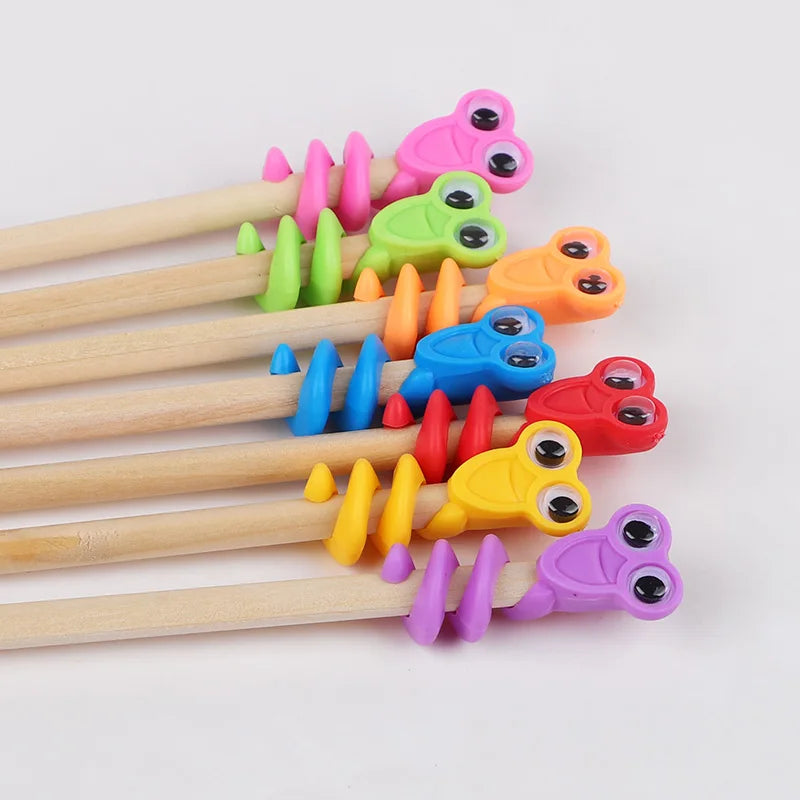 10-50Pcs Cartoon Big Eye Pencil Topper Funny Pen Cap Kids Birthday Party Favors Pinata Filler Christmas Gifts Toy School Rewards