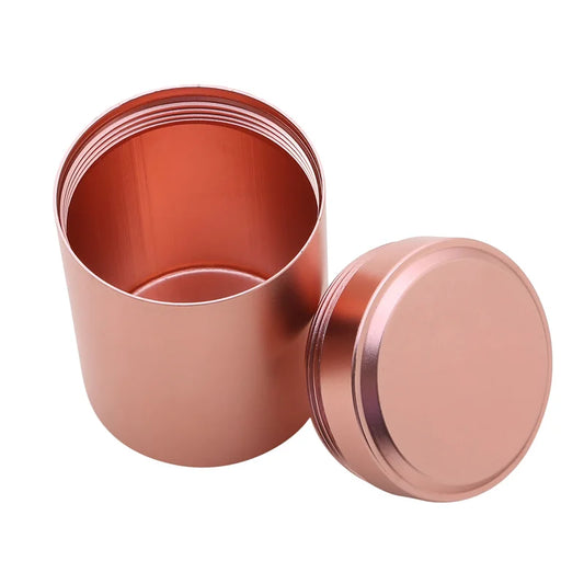Mini Metal Box Tea Can Small Travel Portable Container Jar Sugar Coffee Caddy Organizer Household Storage Supplies