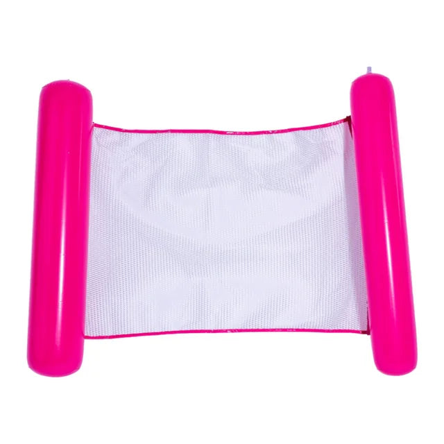 Summer Foldable Water Hammock Swimming Pool Inflatable Air Mattress for Swimming Beach Lounger Floating Sleeping Bed Chair
