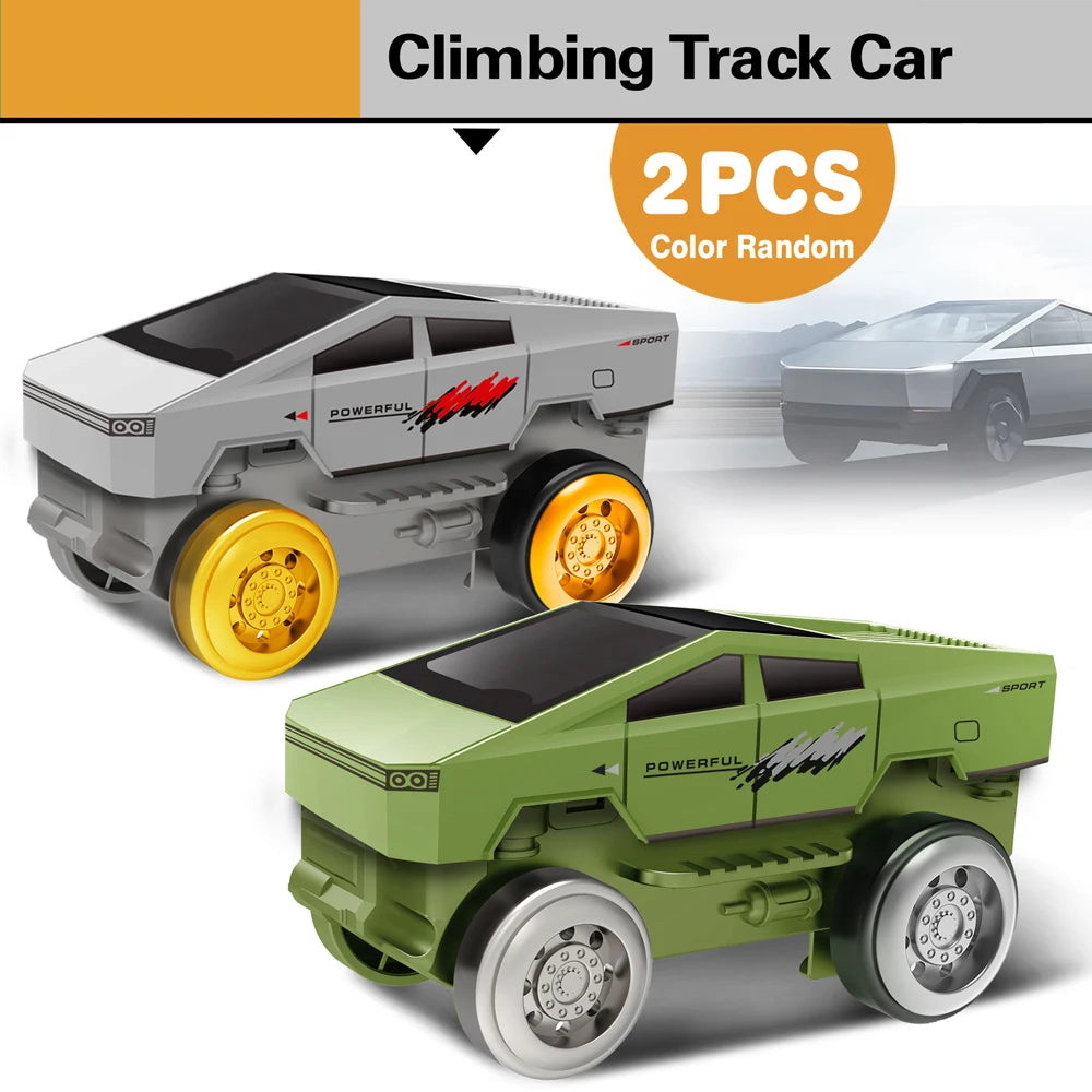 Electric Dinosaur Racing Car Track Set Magic Climbing Flexible Rail Car Educational Puzzle Toy for Kids