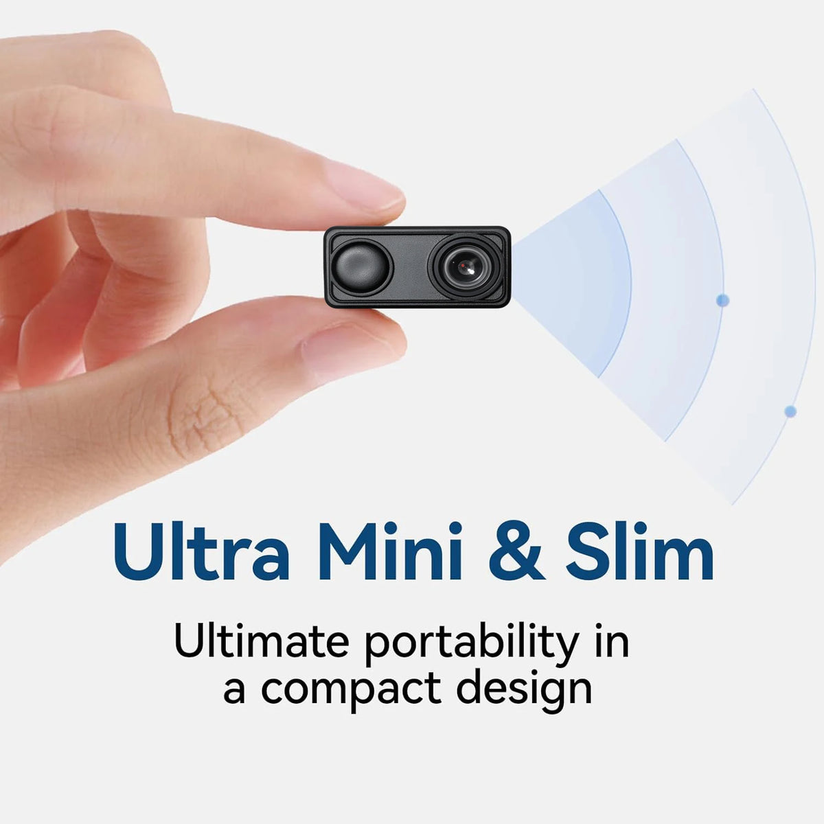 4K WiFi Security Camera with Backup Battery TF Card Slot Home Wireless Indoor Monitor Motion Detection 2 Way Audio Night Vision
