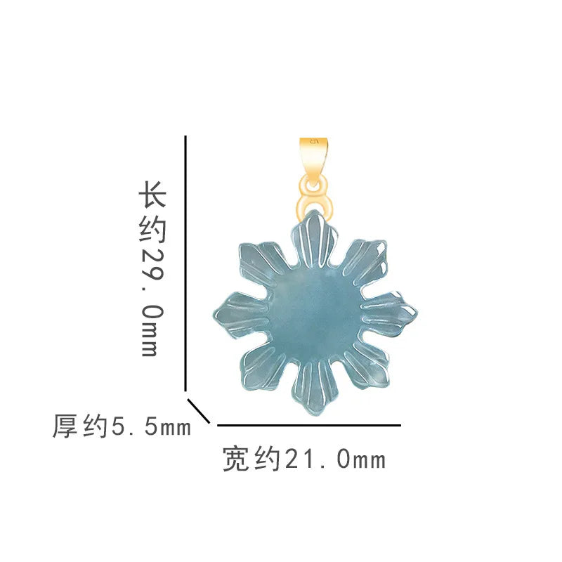 Natural A-grade Burma Jade Sunflower Charms S925 Silver Button Head Bean Seed Jadeite Pendant Women's Gift Jewelry Drop Shipping