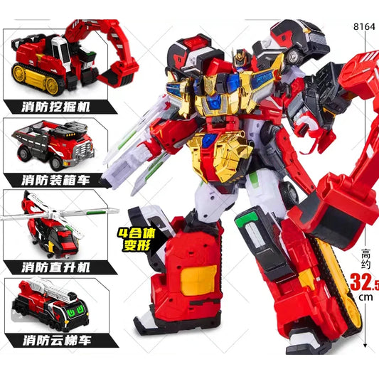 Transforming Cardbot S BLASTRAIN Diesel Train Action Figure - Transformation Robot Airplane & Racing Car Model Toy Gift