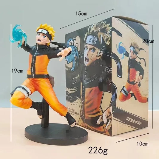 Model Toy Gift Collection Action Figure PVC 19CM Anime Vibration Stars Uzumaki NARUTO Shippuden Rasengan Battle Form
