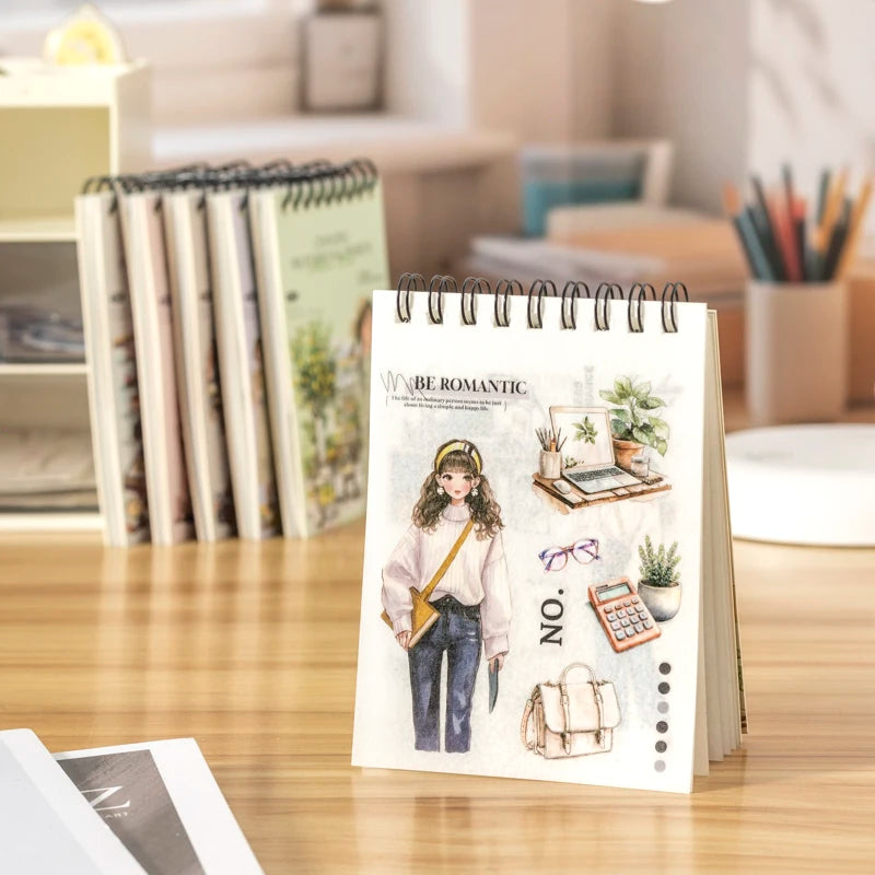 20 Sheets Career Sticker Book for Journal Scrapbooking DIY Planner Phone Case Decoration Kids Adults Craft Art Supplies