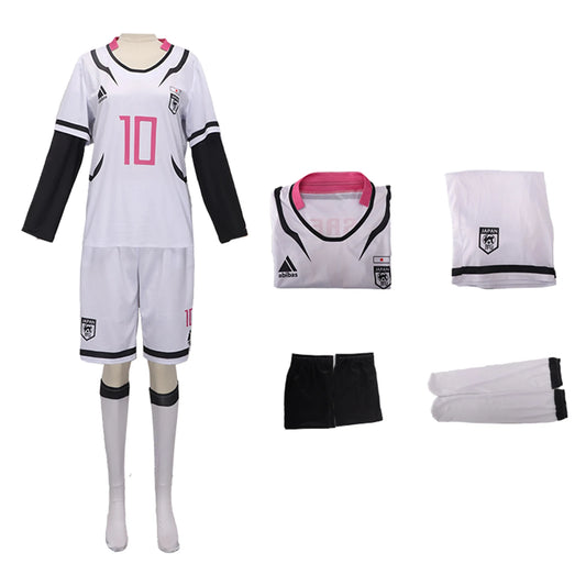 Anime Blue Cosplay Isagi Yoichi Cosplay Costume Football Jersey Chigiri Hyoma Sportswear Uniform Halloween Outfits
