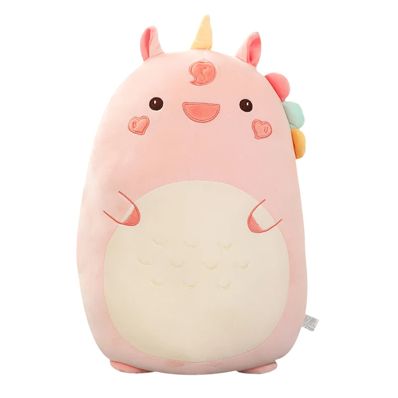 Squishy Toy Kawaii Animal Fat Dinosaur Shiba Inu Dog Pillow Plush Toys Cute Rabbit Dolls Bed Sleeping Cushion