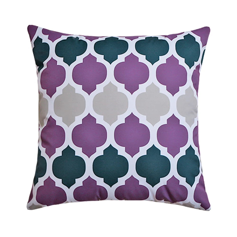 50x70cm Twill Waterproof Colorful Print Outdoor Pillowcase Summer Cool Cushion Cover For Patio Sofa Balcony