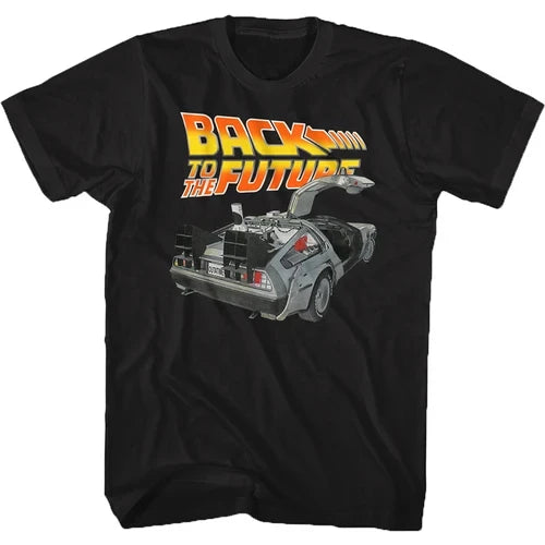 Back To The Future Vintage Car GRAPHIC T Shirt for Men Camiseta Summer Short Sleeve T Shirts Back To Future Tee Tops Streetwear