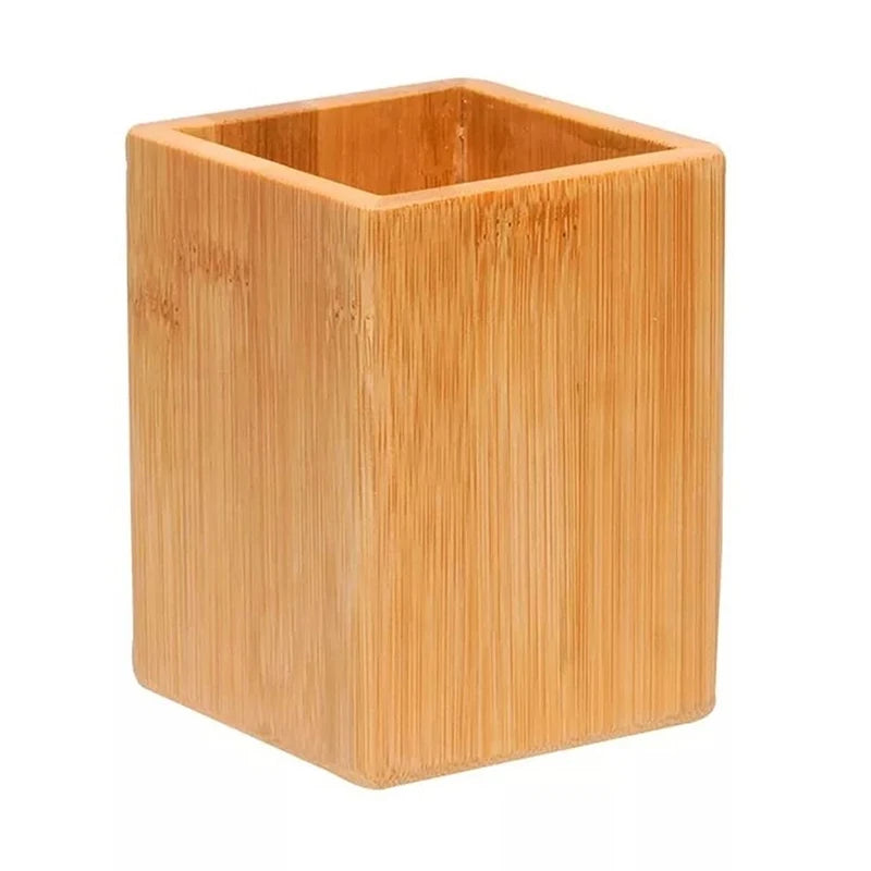 Desktop Storage Pencil Organizer Stationery Multifunctional Home Study Office Bamboo Pen Holders Desktop Organizer