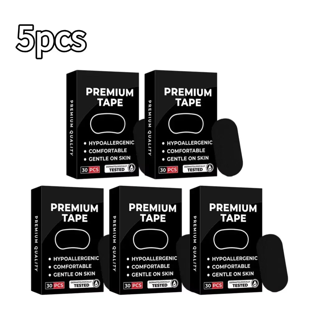 Elastic Sleep Tape for Snoring Stop Snoring Glue Tape Open Mouth Breath Correction Health Care 1/3/5/10 Pack