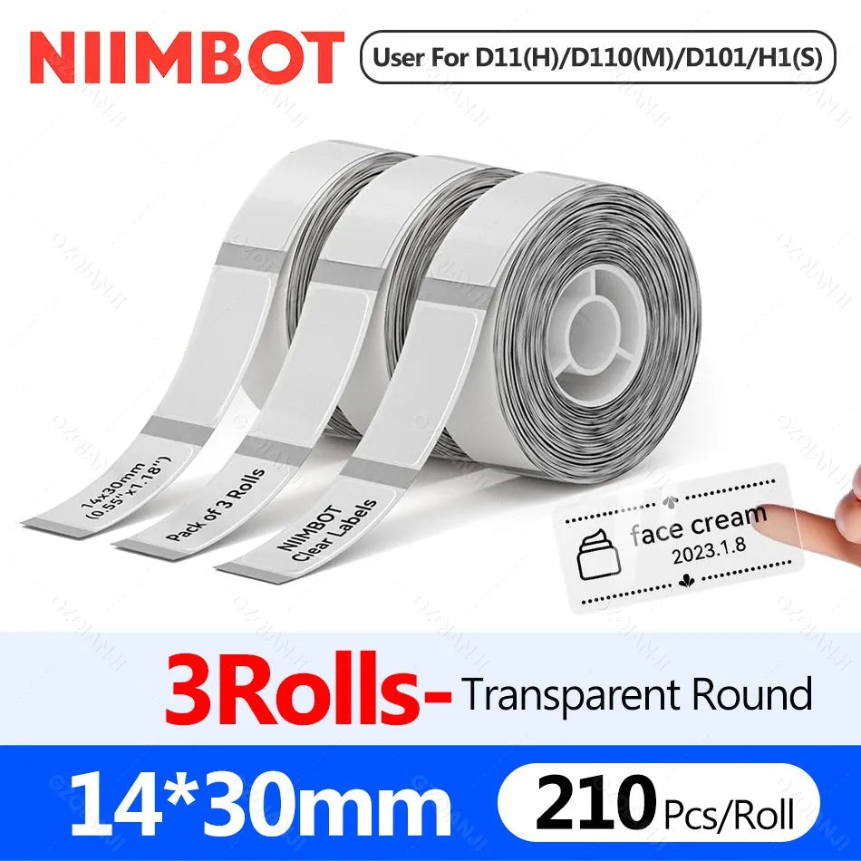 D110M Niimbot Label Thermal Sticker Printer Wireless Bluetooth Portable Mini Machine Barcode Code UV Tag Self-Adhesived Maker