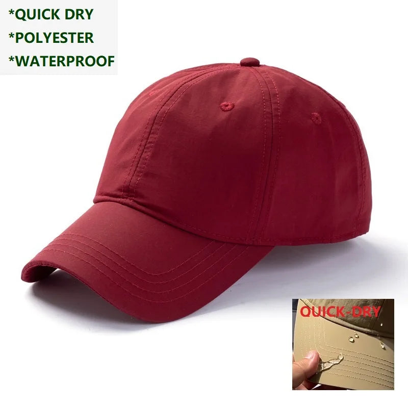 Big Head Baseball Caps for Men and Women, Quick Dry, Cooling Performance Hat, Over Size, Breathable, Adjustable Running Dad Hat
