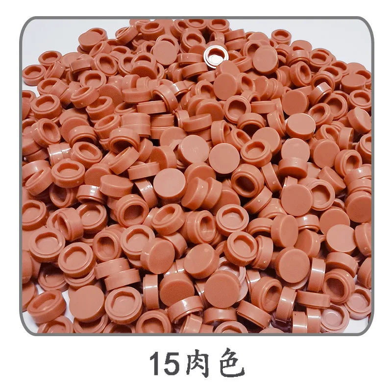 500pcs 1x1 Round  98138 Pixel Art Remix Building Block Toy Mosaic Drawing Series