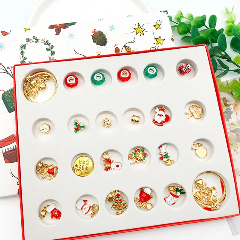 Necklace & Bracelet Advent Calendar – 24 DIY Christmas Jewelry Blind Boxes