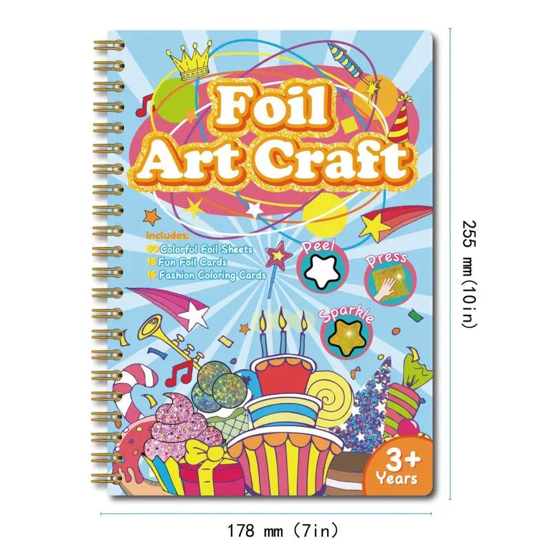 16 Sheet/Set DIY Magical Transfer Painting Crafts Christmas Halloween Birthday Children Kids Foil Arts Crafts Gifts Drawing Toys