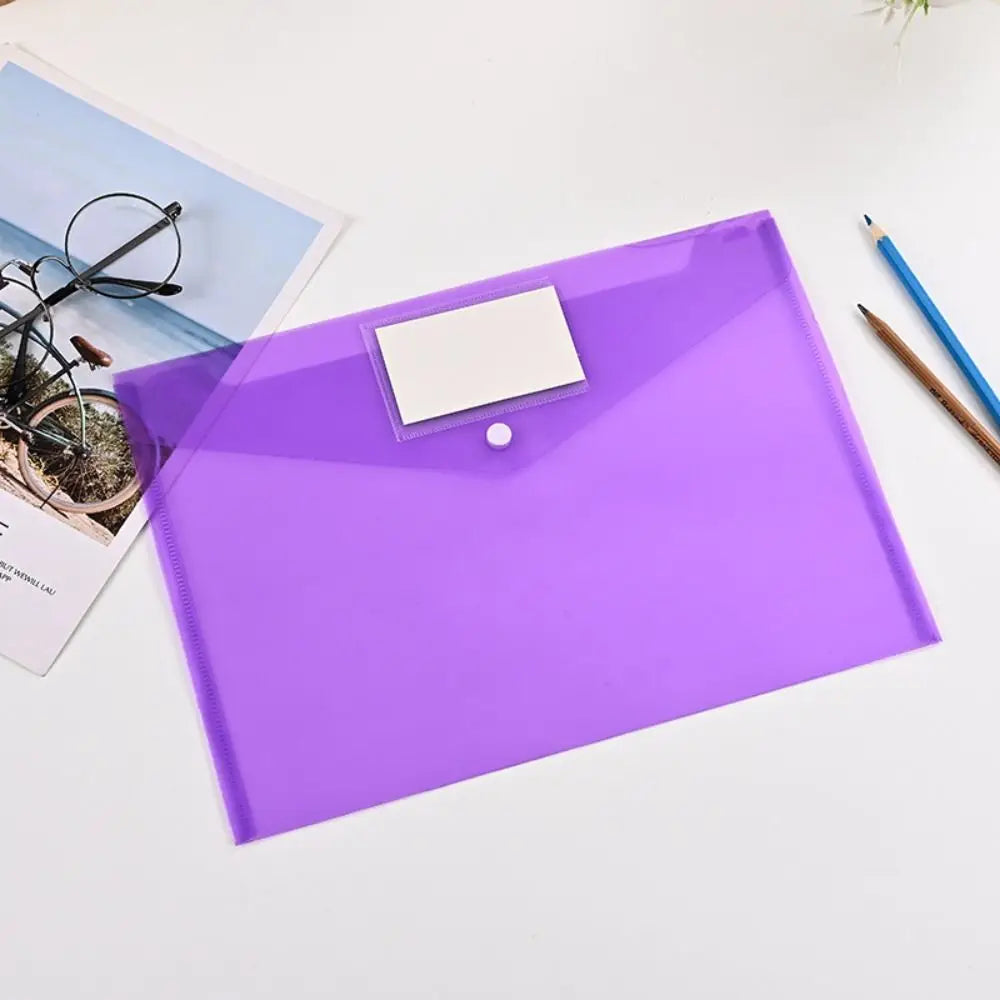 PP A4 Folder New Stationery Office School Supplies Document Paper Organizer Gift Storage Bag
