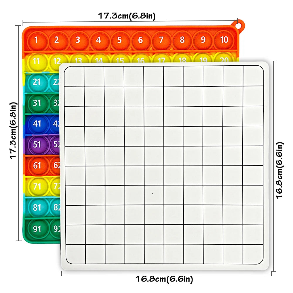 1-100 Number Learning Activities with Erasable Cards & Pens, Stationery Manipulatives Educational Toy Set for Kids Ages 3+