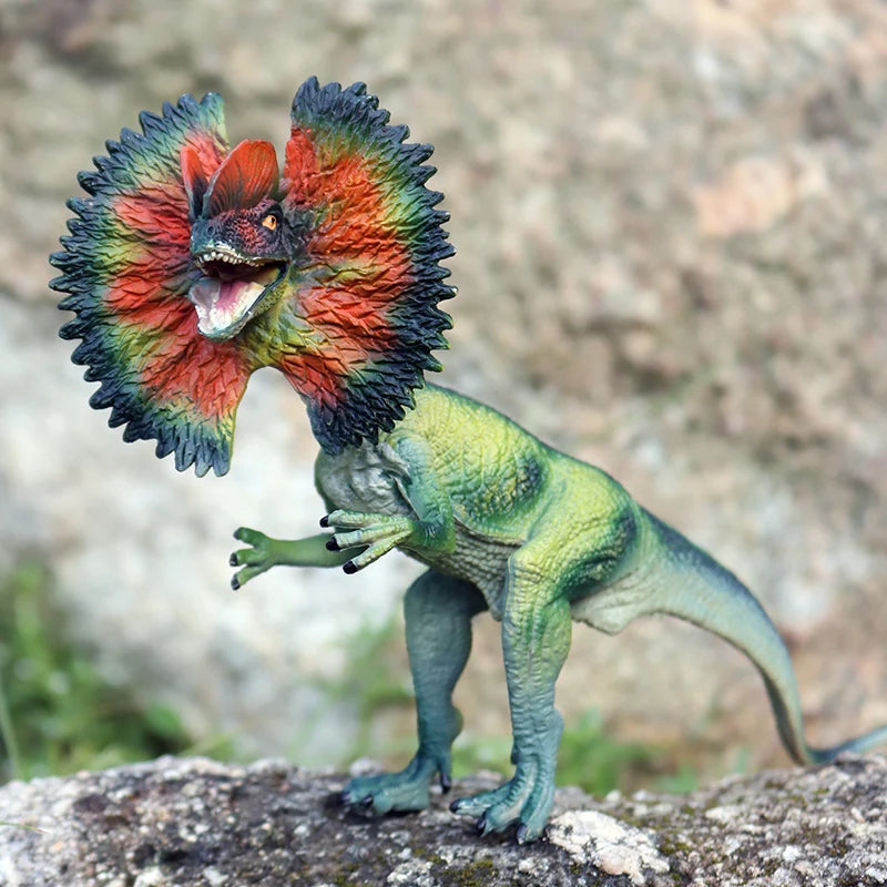 Oenux Jurassic Dinosaur Figurines T-Rex Velociraptor Spinosaurus Dilophosaurus Animal Model Action Figures Collection Kid Toy