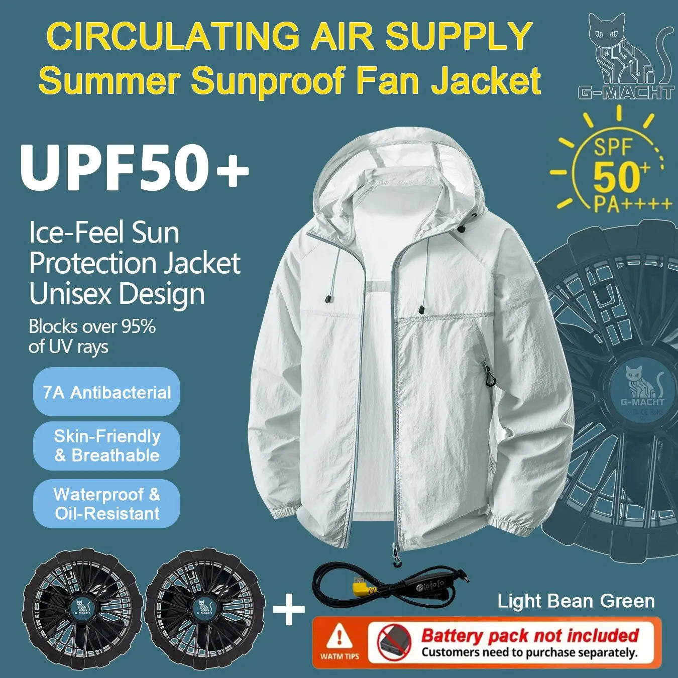 Couple Summer Cooling Fan Vest, Breathable Heat-Resistant Air Conditioned Sleeveless Workwear for Outdoor Use(Not Power)