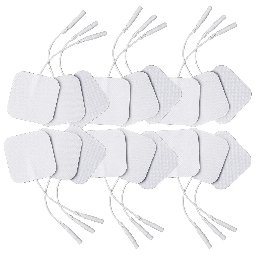 10/20pcs Electrode Pads TENS Unit Pads Reusable Latex-Free Replacement Pads Self Adhesive Pads for Tens Digital Machine